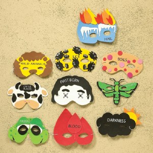 Picture of Passover 10 Plague Masks